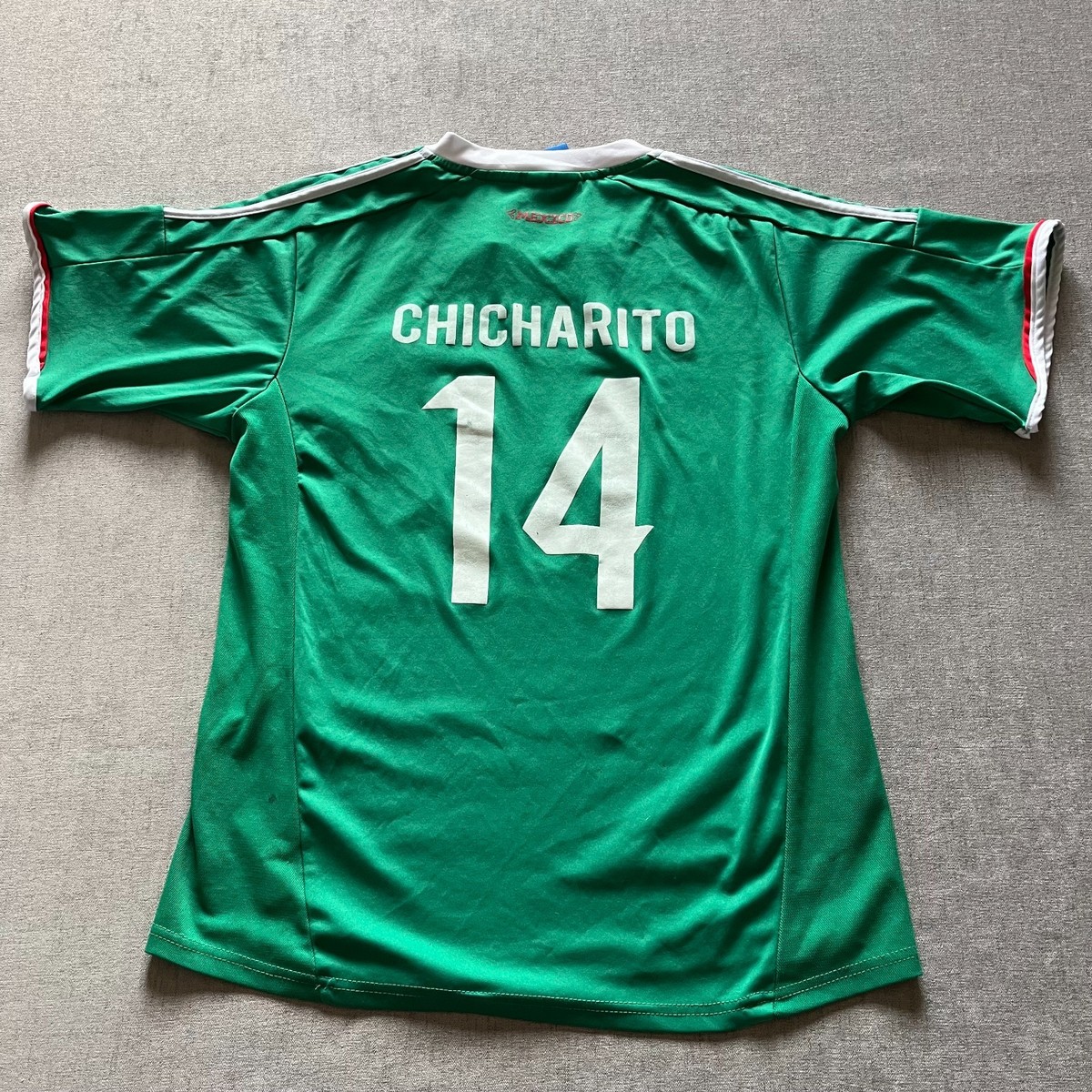 Mexico Home Chicharito Adidas Jersey Small Green Javier Hernández