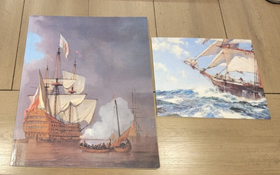 RICHARD GREEN BRITISH MARITIME PAINTINGS CATALOG & INVITATION LONDON JUNE 1987