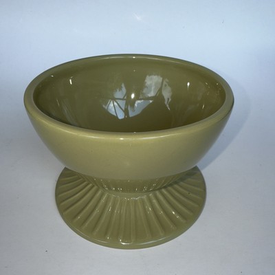 Waterford Great Room Irish Breakfast Bowl Footed 2003 Green Gloss Finish
