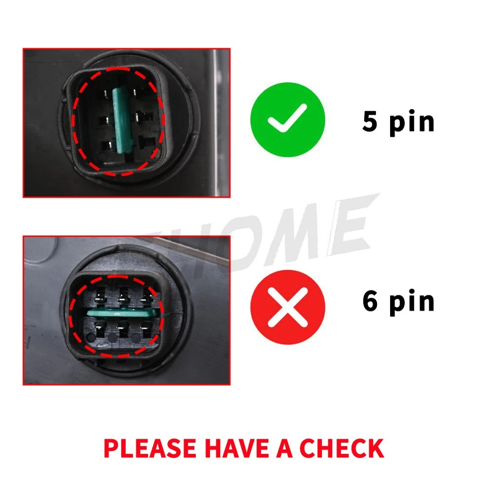 Conjunto de faros izquierda y derecha para Hyundai Santa Fe 2007-2012 Foto 2 de 4