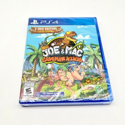Joe and Mac: Caveman Ninja T-Rex Edition For PlayStation 4 Console