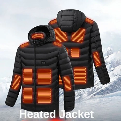 Heated Coat Winter Body Warm Electric USB Jacket Men Women Thermal Heating Coat - Picture 4 of 20