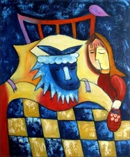 Quality Hand Painted Oil Painting Untitled Abstract 7, 20x24in