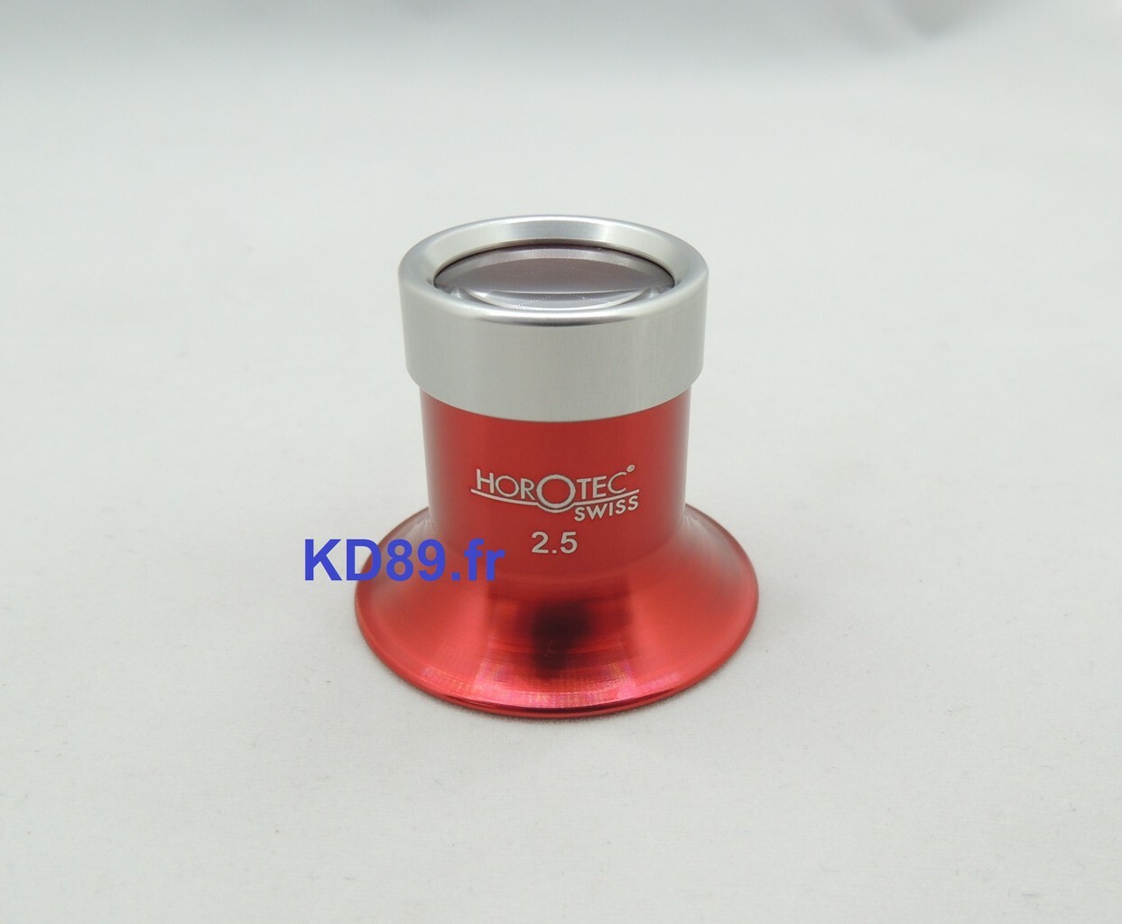 Loupe pour réparer les montres Horotec en aluminium classique avec double lentille PL