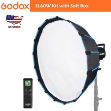 Godox SL60W Kit with Softbox Special Design for SL-60W 5600K LED Video Light