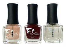 NELLA Healthier Nail Polish  + All-In-One, Base & Topcoat & Cuticle Treatment