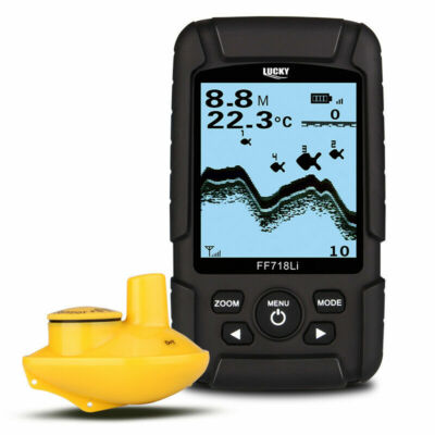 Kabelloser Fischfinder - 180 Meter Reichweite. Echolot, Tiefe, Eigenschaften, Karpfen, grob