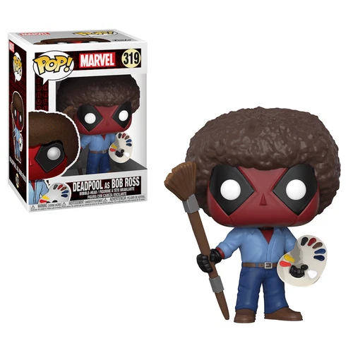 Funko Pop! Vinyl: Marvel - Deadpool as Bob Ross #319