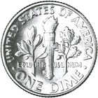 ✅ 1954 S Roosevelt Dime 90% Silver BU Uncirculated 10c US Coin — photo 2