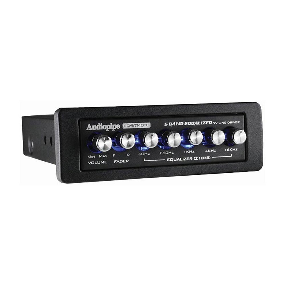 AUDIOPIPE EQ-57MOTO 5 BAND 7V LINE DRIVER CAR AUDIO GRAPHIC 