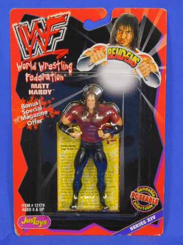 WWF MATT HARDY BEND-EMS SERIES XIV 14 JUSTOYS 2000...