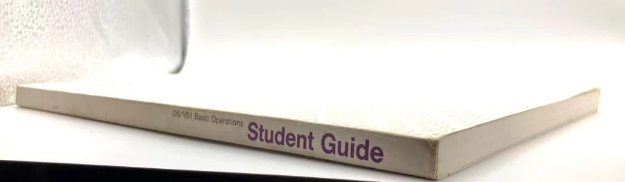 Vintage IBM OS/VS1 Basic Operations Student Guide 1972 Computer Programming - Image 3 of 4