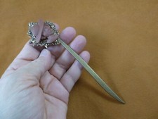 (CAX3-1) RARE African American LADY brown CAMEO Hairstick hair stick pin