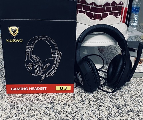 NUBWO U3 Black Headband Gaming Headset | eBay