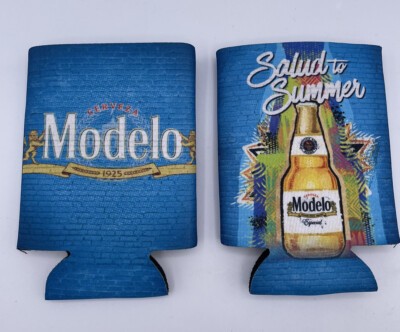 Modelo Especial Salud To Summer! Beer Can 12 Oz Koozie  Lot of 2 Free Ship