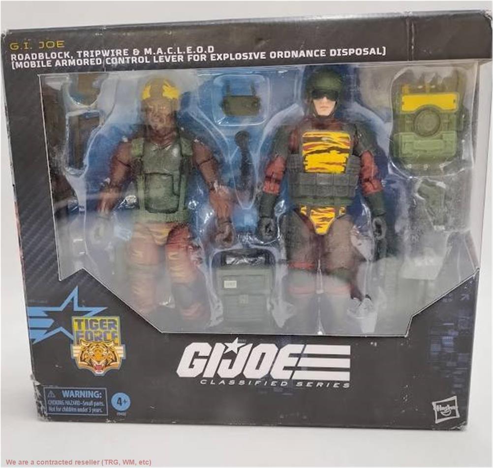 Дорожный блокпост Джи-Ай-Джо Тайгер Форс растяжка и фигурка героя MACLEOD Se 11390₽