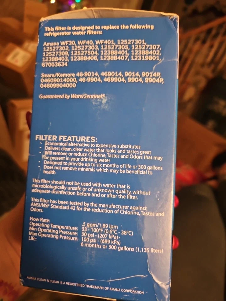 Amana 67003634 Compatible Refrigerator Water and Ice Filter ----(B27) - Image 2 of 4