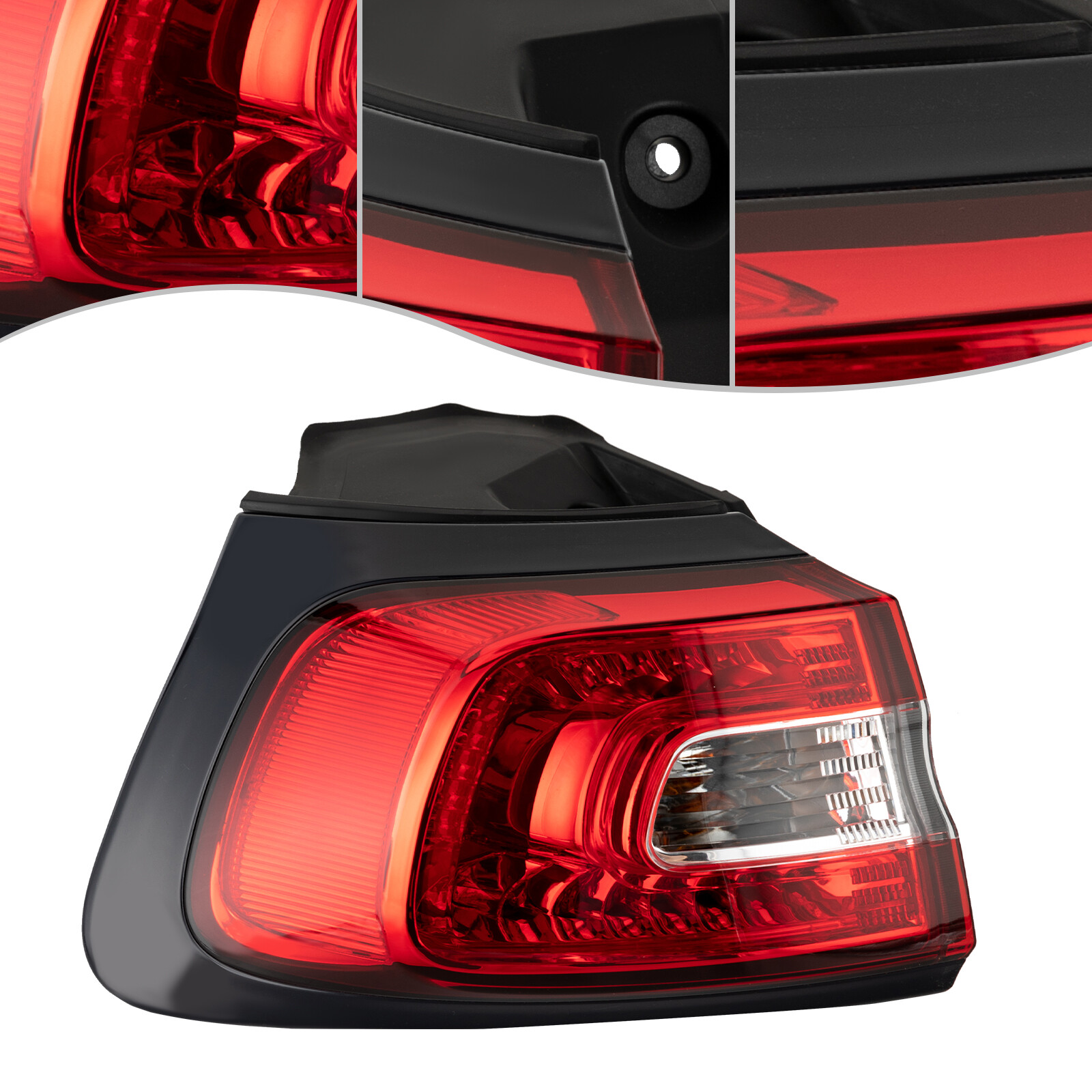 Left Tail Light For 2014-2018 Jeep Cherokee Halogen Driver Side Outer Rear Lamp