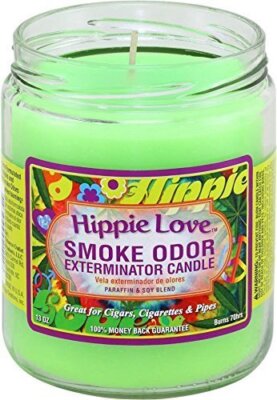 Pink Candle 13 oz Enzyme Formula 70 Hour Burn Time Eliminates Pet Cigar Odors