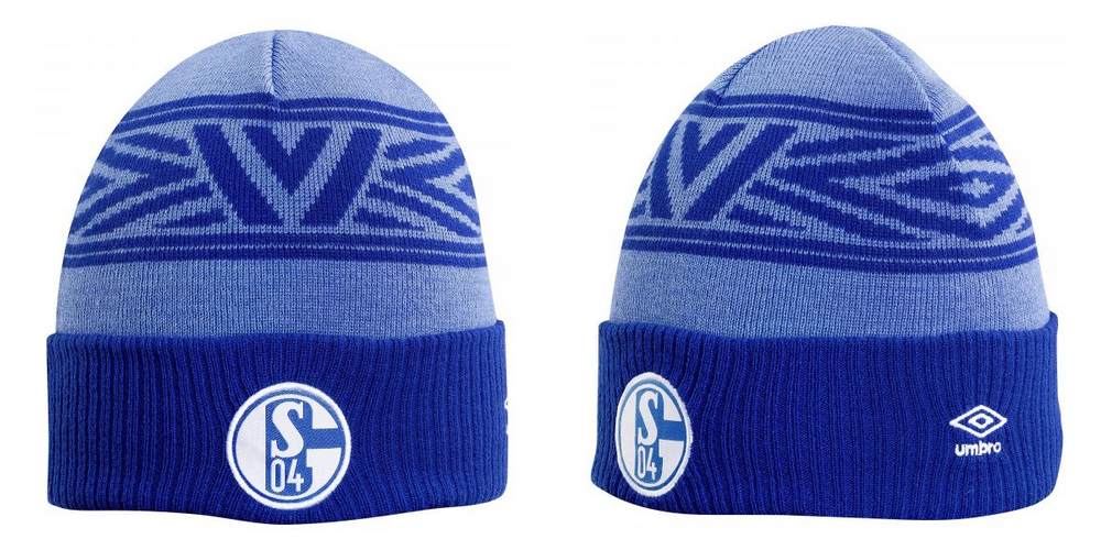 FC Schalke 04 Handtuch - Blau-weißes Blockstreifen Handtuch 50x100cm