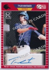 2021 Leaf Pro Set PS-TW1 Tyler Whitaker XRC Autograph Red Astros