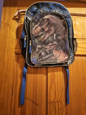 Jurassic World Backpack 17'' T-rex Dinosaur Book Bag 