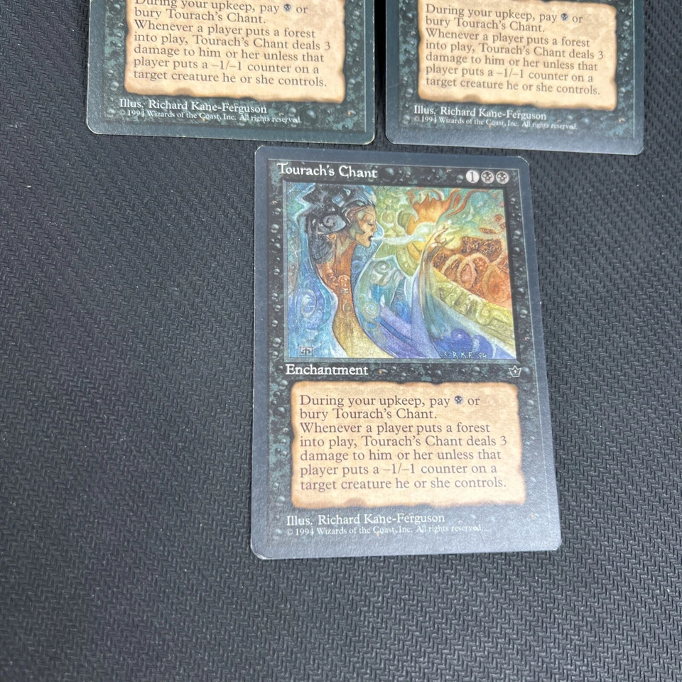 Tourach's Chant  Fallen Empires MTG Magic the Gathering Black 3 - Image 3 of 4