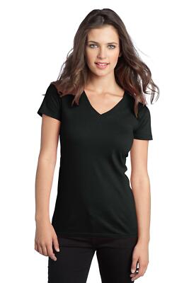District Womens Short Sleeve The Concert Tee V-Neck DT5501
