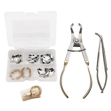 Dental Sectional Matrix System Contoured Matrix Bands Reain Clamp Ring Pliers