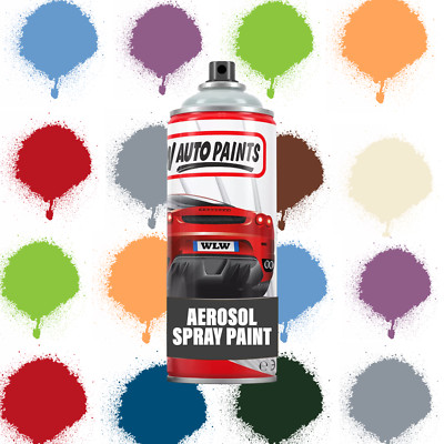 Aerosol Sprühfarbe seidenmatt matt 400 ml rot schwarz blau orange weiß grün
