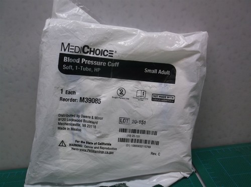 MediChoice Bracciale Pressione Sanguigna con Baionetta-Retto-HP Tessuto Morbido Adulto Piccolo - Foto 2 di 2