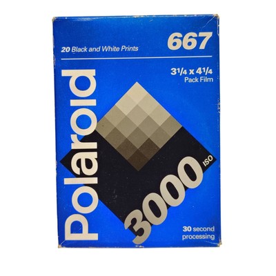 Polaroid 667 - Black & white instant film ISO 3000 10 Polaroid 667 - Black & white instant film ISO 3000 10