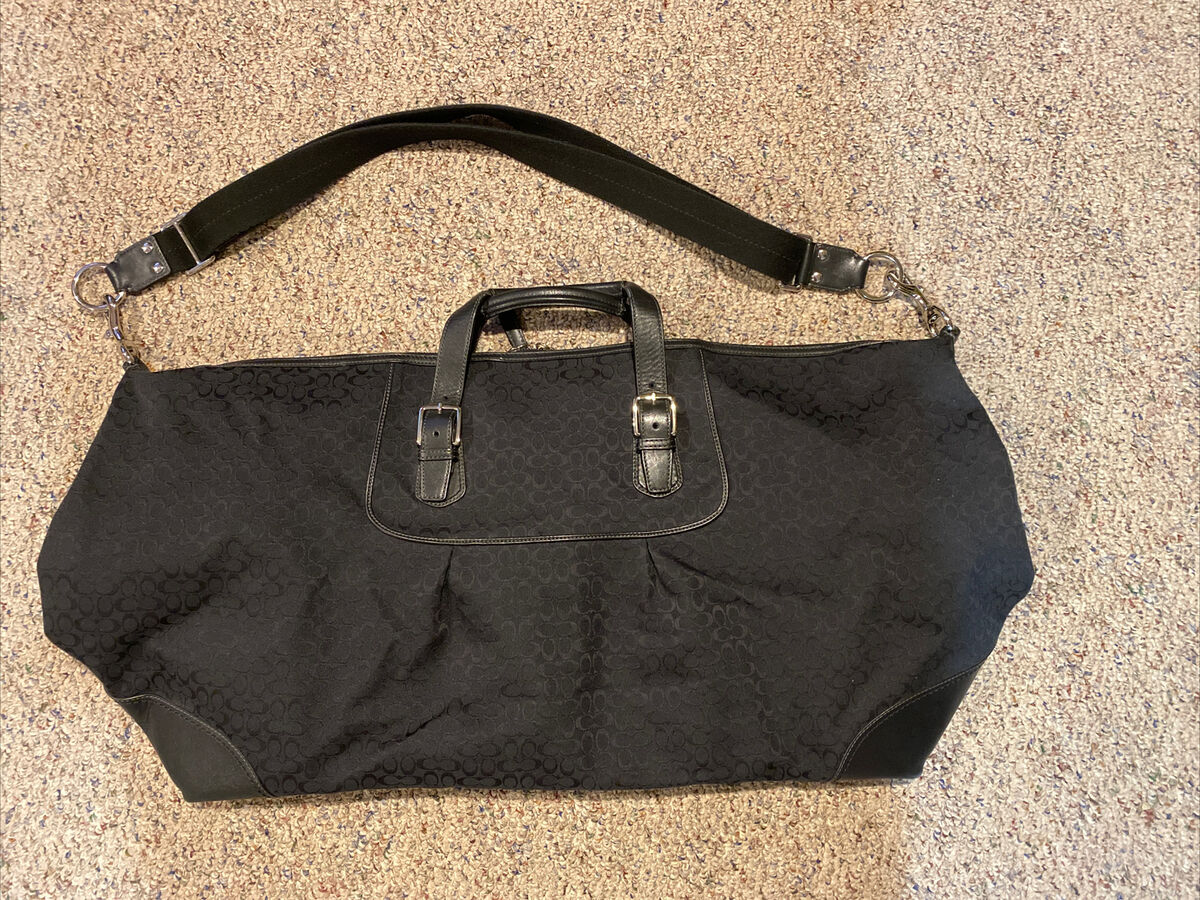 COACH VOYAGE SIGNATURE CABIN DUFFLE BAG LUGGAGE SUITCASE COACH VOYAGE SIGNATURE CABIN DUFFLE BAG LUGGAGE SUITCASE