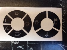 Jura Impressa C70 / 75 Tastensymbol Aufkleber Sticker ***Premium Qualität***