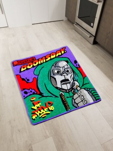 Nuevas alfombras MF Doom Operation Doomsday Area Runner sala de estar alfombra de acento moderno - Imagen 1 de 6