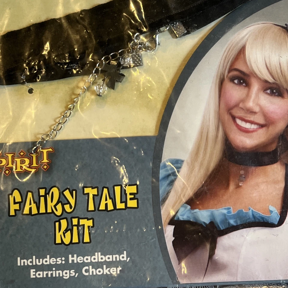 Nuevo Clásico Alicia en el País de las Maravillas Disfraz Adulto Kit de Accesorios Cuento de Hadas Foto 2 de 4