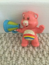 Vintage 80er Jahre Care Bear Cheer Bear hält ein Megaphon