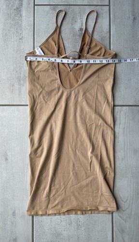 Forever 21 Womens Tank Top Tan V Neck 