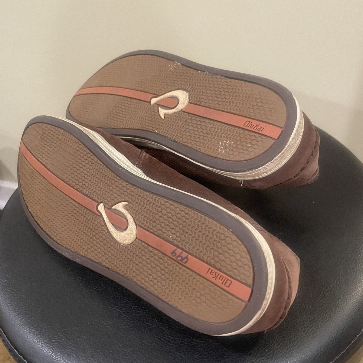 Olukai Mens Size 9 Unmarked Pahono Slip-on Loafers Brown  display picture 1