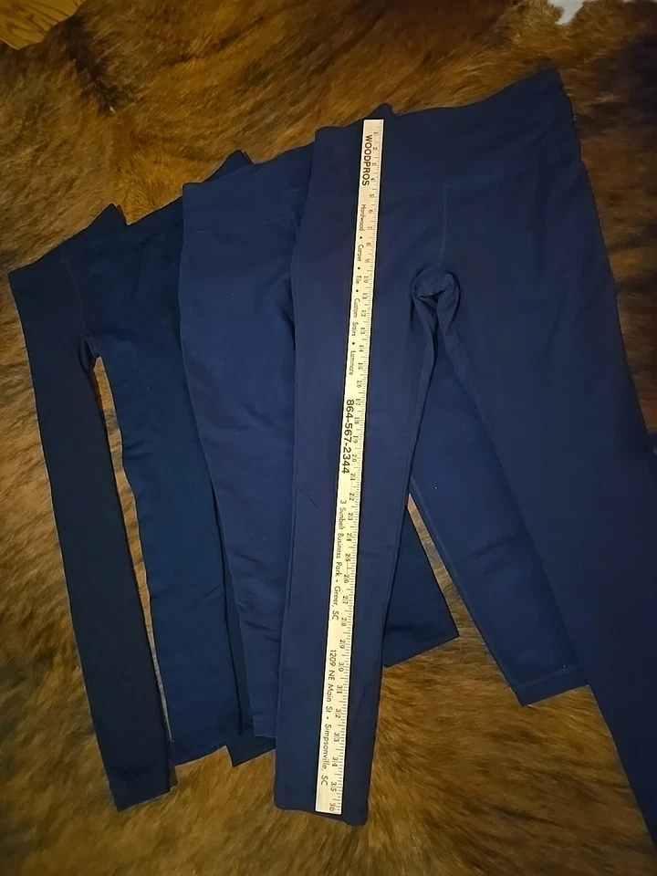 Lote de 4 Leggings Mujer Talla M Jockey Trek Gear y más Elásticos Largos Negro Azul Foto 2 de 4