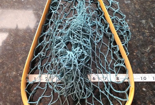 Rete per trote vintage con manico in legno 20" x 8" di Oregon Upstream - Foto 8 di 8