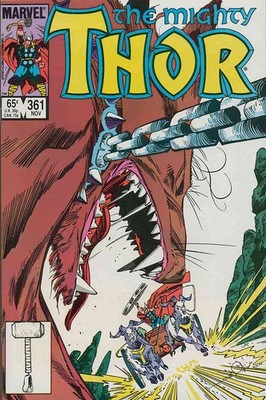 Thor #361 FN; Marvel | Walter Simonson - w/Bag+Board