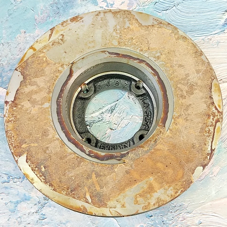 5234 For Subaru Brat GL GLF DL Solid Front Disc Brake Rotor Replaces 725431000 - Image 4 of 4