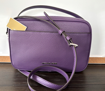 Michael Kors Jet Set Travel Large Camera Crossbody Soft Leather