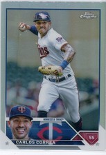 2023 Topps Chrome - Carlos Correa #140 Refractor Astros