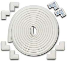 Roving Cove HeftyFit Edge Corner Protector Baby Large 18 feet, Oyster White