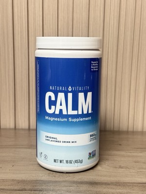 Natural Vitality Calm Magnesium Supplement, Anti-Stress Drink (16oz) 09/2027