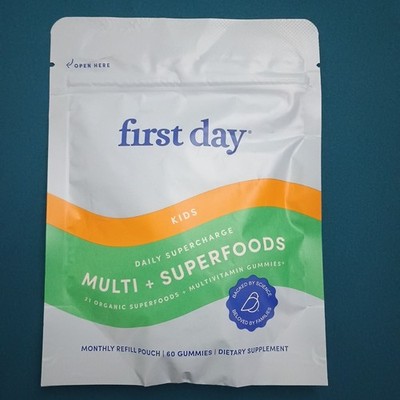 First Day Kids Multivitamin Gummies Age 4+, Strawberry & Orange - Kids Vitamins 