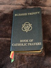 Blessed Trinity Book of Catholic Prayers Many Occasions Gold Edged Faith Bible