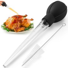 OLESBUR Premium Turkey Basters for Cooking &ndash; Baster Syringe Large, Black